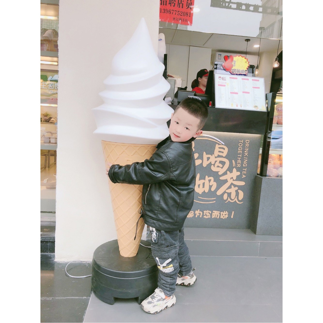 모형 대형 간판 없음 95cm 수직 색상 안내판 팜플렛 길거리 60cm 황백무등 무선 - 상세 이미지 3