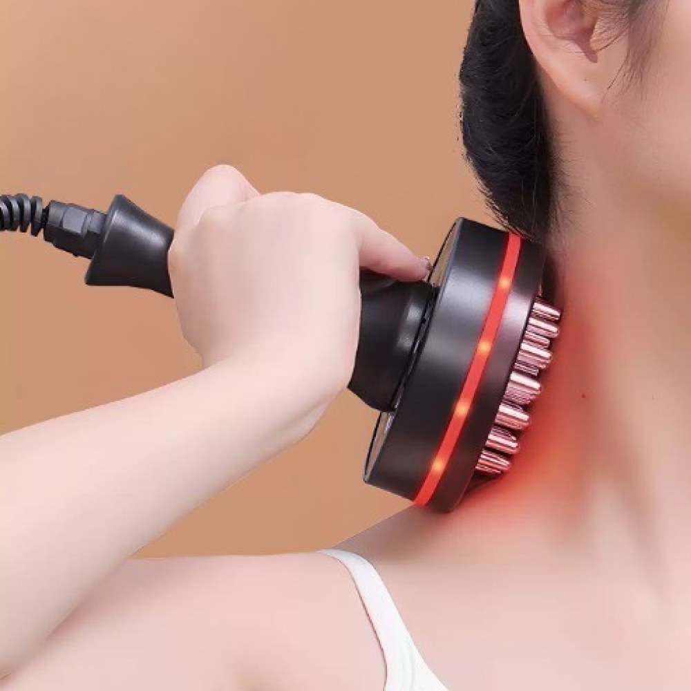고주파기 가정용 마사지기 사진 3종 석션기 디바이스 바디 오일6개 1 플러그인 업그레이드 5단 500ml 진저오 - 상품 이미지