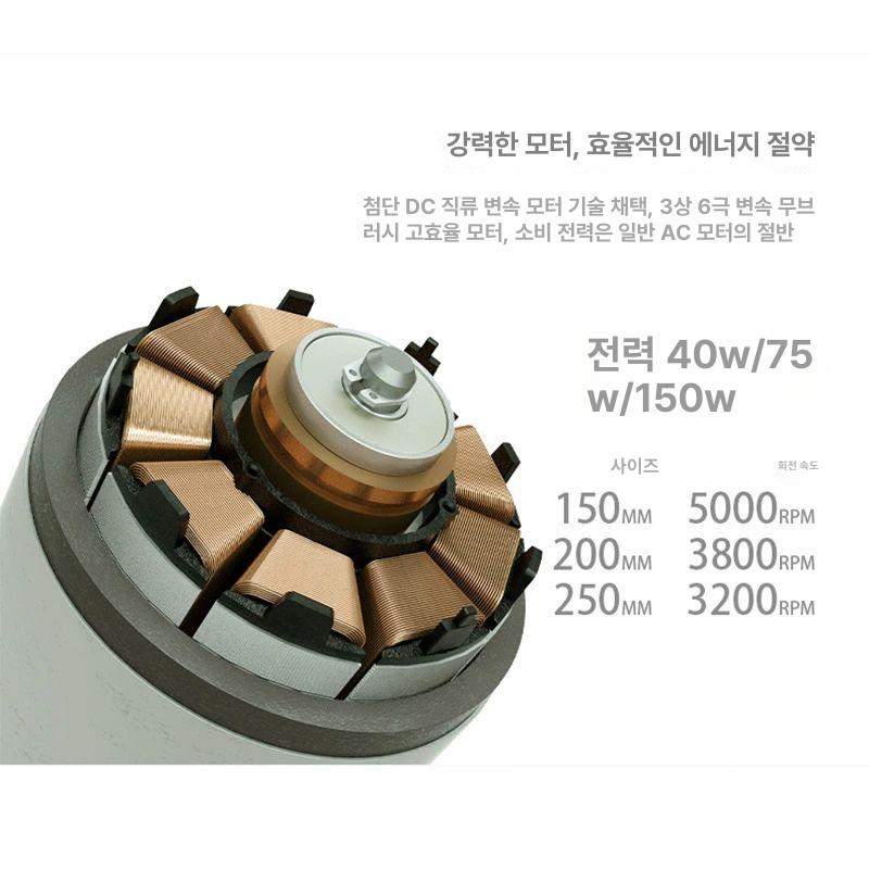 저소음 덕트 팬 주방 배기 송풍기 4인치 흡입 연기 제거 환기 조절기 공업용 - 상세 이미지 5