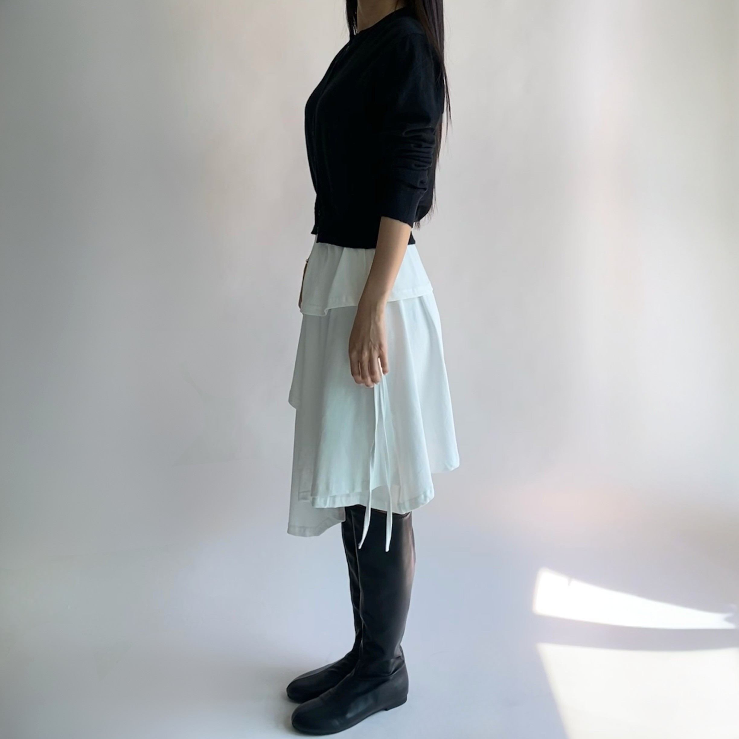 여름스커트 랩 플레어 미디 스커트 이미지 7