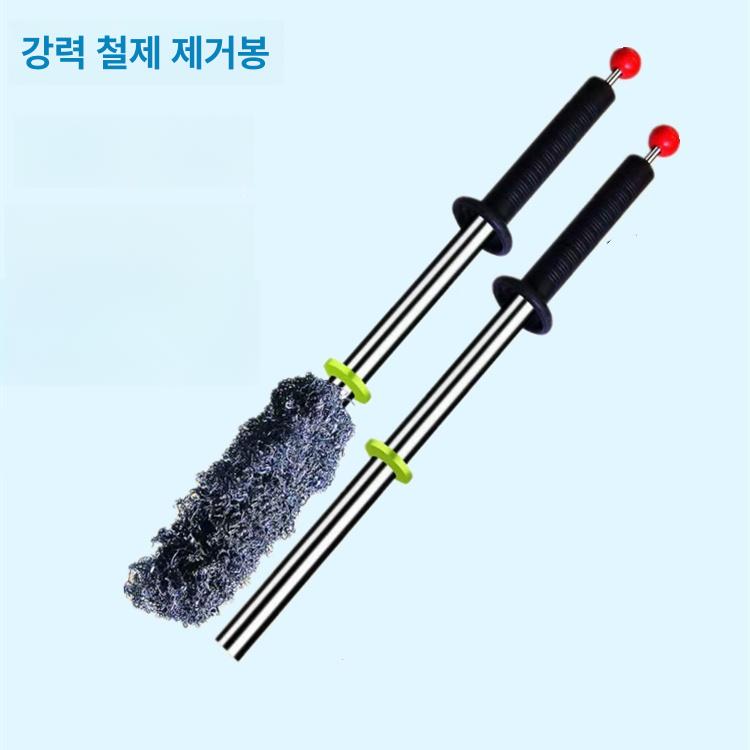 마그네틱 흡입기 공업용 산업용 나사 자력 길이 제거 전자석 철가루 자석봉 사각 - 상세 이미지 2