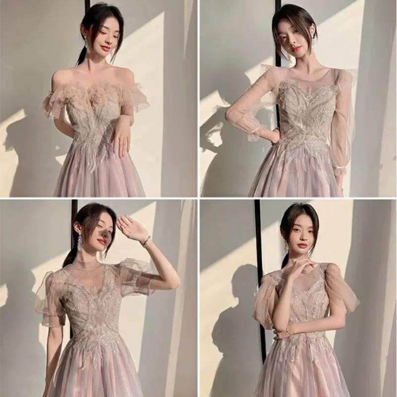 원피스 돌잔치드레스 브라이덜샤워 이브닝 셀프웨딩 파티 웨딩드레스 피로연드레스 이미지 6