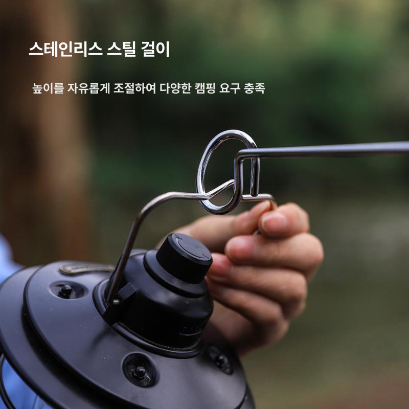 야외 연통받침대 캠핑용 파이프 삼각대 화목 고정 지지대 브라켓 높이 연통거치대 - 상세 이미지 5
