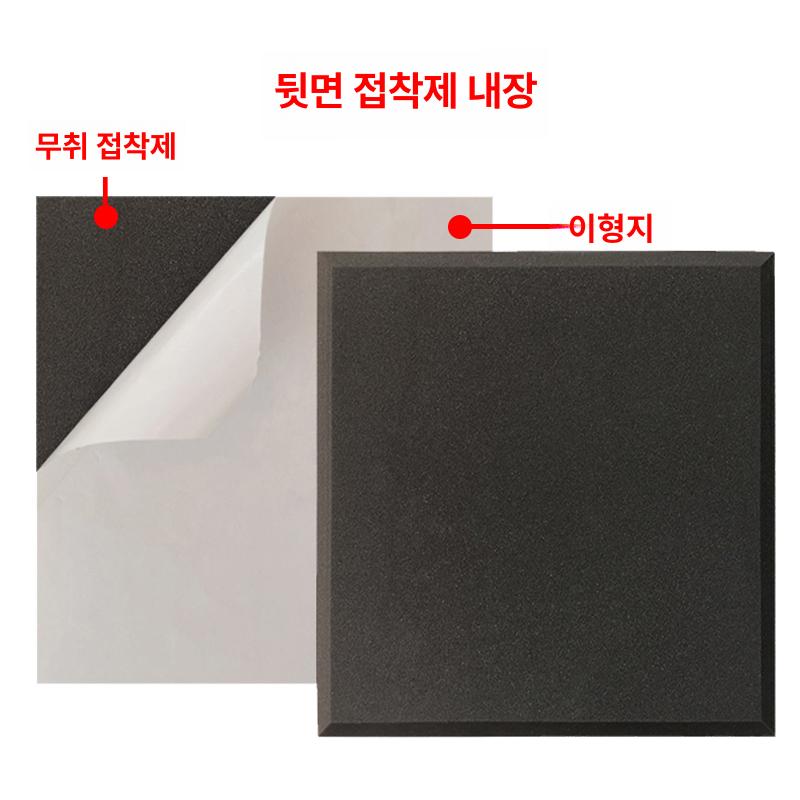 방음 패널 비난연 저밀도 계란판 스튜디오 자가접착 회의실 피아노실 판넬 흡음재 - 상세 이미지 2