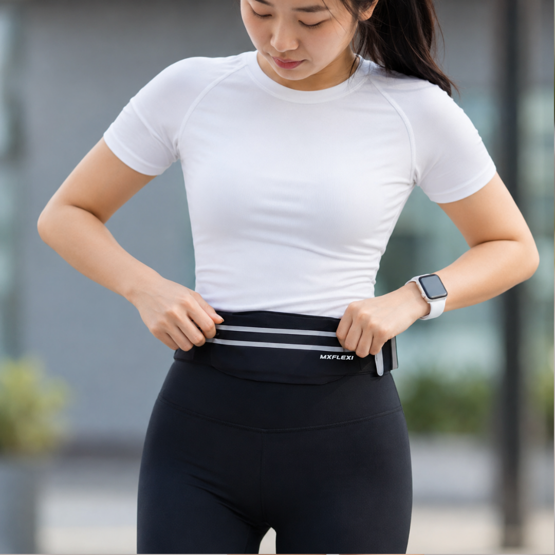 MXFLEXI 러닝벨트 런닝가방 허리밴드 마라톤 힙색 플립벨트ver.2 이미지 6
