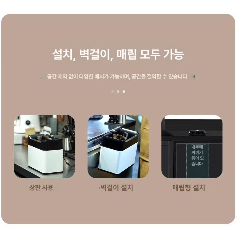 카페 세척기 포터필터클리너 제거 바리스타 퍽 탬퍼 - 상세 이미지 3