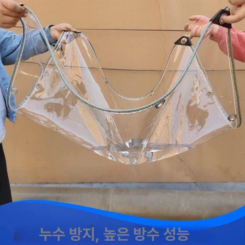 투명 창문방풍비닐 외풍차단 보온 우풍차단 벨크로 비닐천막 지퍼식 현관바람막이 - 상세 이미지 5