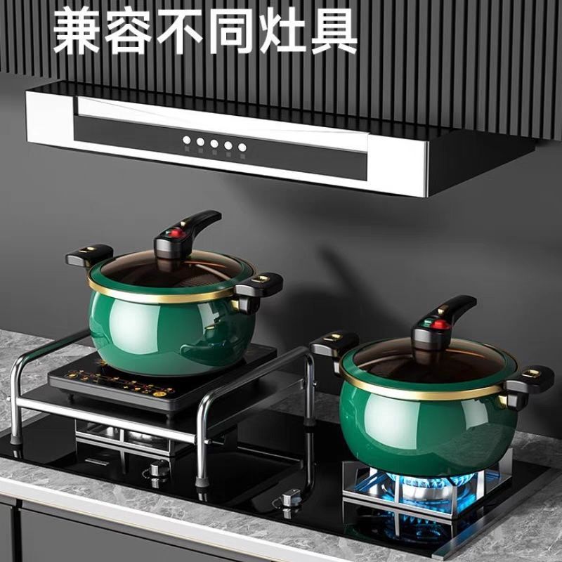압력찜솥 블랙펄 업소용 패킹 스텐저압냄비 풍년 압력솥 안전밸브 인덕션 압력밥솥 공용 IH 모란 레드 5L (2-6) - 상세 이미지 2