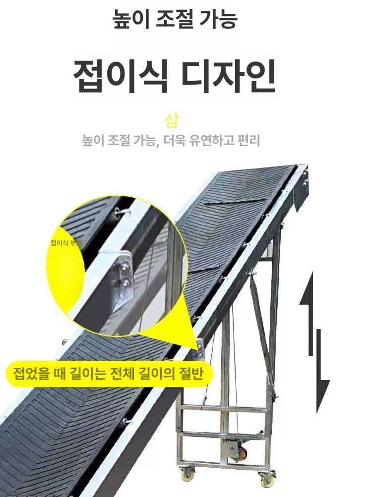 화물 롤러컨베이어벨트 모터 공장 포장 컨베어 산업용 하역 운반기 콘베이어 이동 - 상세 이미지 2