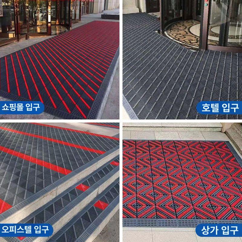 야외 매트 바닥 미끄럼방지 화장실 계단 논슬립 수영장 도어 카펫 출입구 깔개 카페트 - 상세 이미지 3