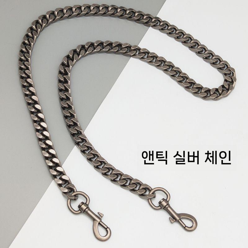 가방스트랩 가방고리 캐릭터 장식 키홀더 여성용 여성가방키링악세사리 가방장식 열쇠고리 인형 라이트 골드 플트 버클 60cm 풀 체인 - 상세 이미지 3