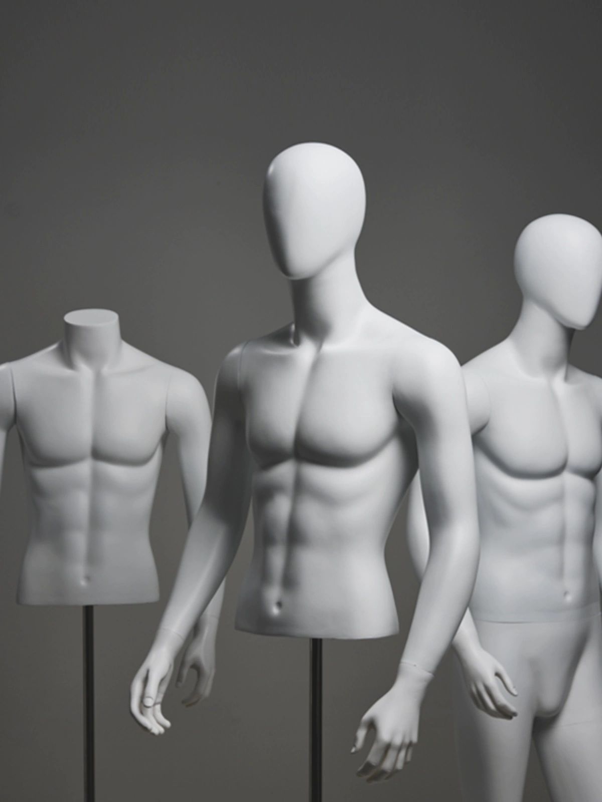 근육 남성마네킹 정장 의류매장 촬영 매장용 마네킨 상체 상반신 쇼윈도 - 상세 이미지 5
