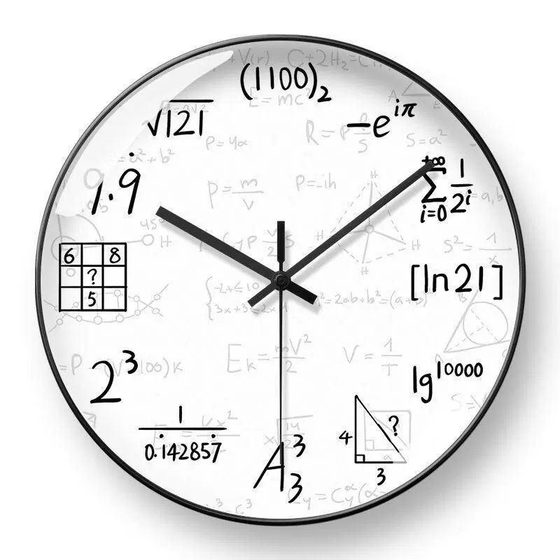 벽시계 수학시계 강의실 인테리어 보증 학원시계 교육용시계 - 상세 이미지 2