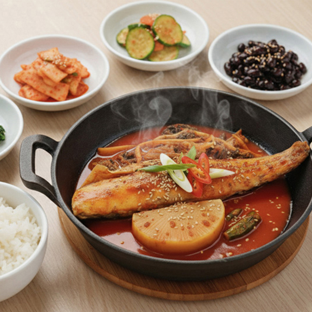 [센터합배송]진한양념 시래기 듬뿍 코다리 무조림 2인분 양구시래기 코다리찜 - 상세 이미지 3