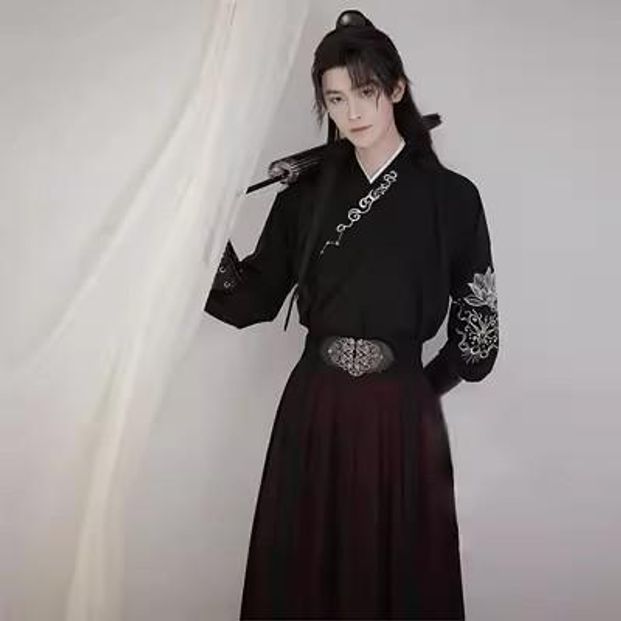 남자 개량한복 퓨전 촬영 연극 무사복 남성 전통 복장 코스튬 호위무사한복 뮤지컬 - 상세 이미지 2