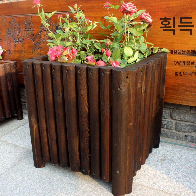 화분 플랜트박스 베란다텃밭 발코니 상자 재배 테라스 직사각형 야외 가드닝 - 상세 이미지 3