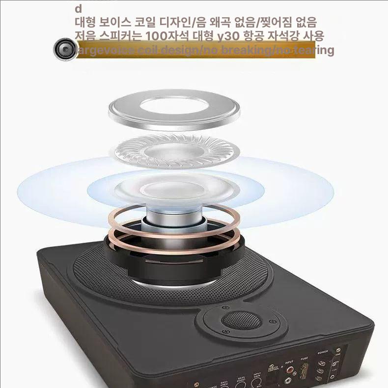 우퍼스피커 바닥 시트 차량용 자동차 트렁크 액티브 싱글 앰프 고급 서브우퍼 카 - 상세 이미지 5