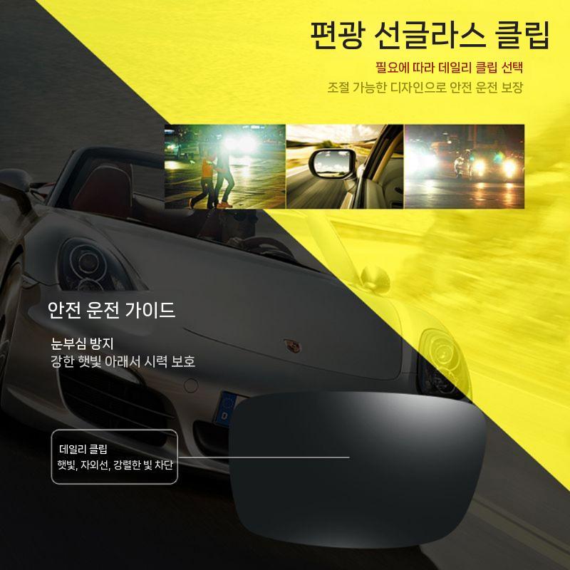 적녹색약 세척기 청소 산업용 초음파 클립온 편광렌즈 보정 휴대용 세척용기 바구니 안경세척기 블랙 그 렌즈 - 상세 이미지 5