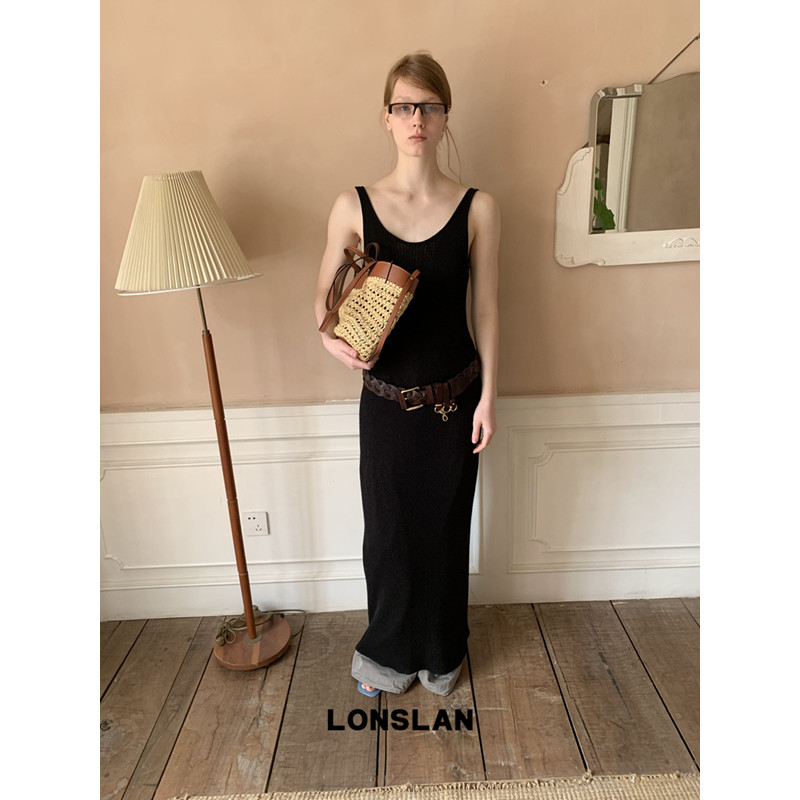 LONSLAN 론슬란 여름가방 호보백 라탄백 데일리 라탄가방 네트백 - 상세 이미지 4