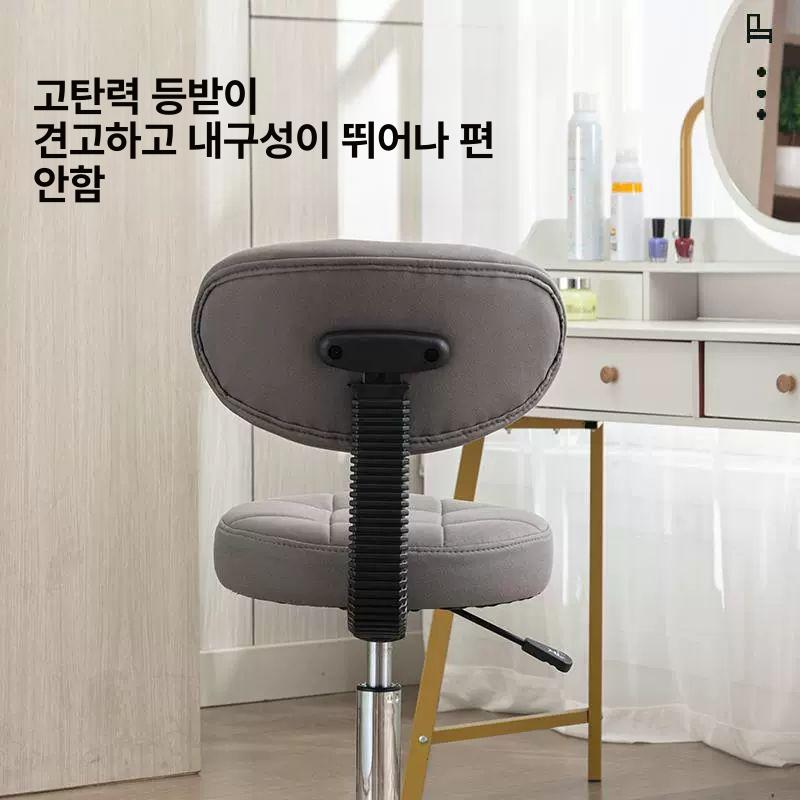 회전형 보조의자 바퀴 작업용 이동 체어 간이 휠 실험실 좌석 작업의자 인테리어 - 상세 이미지 3