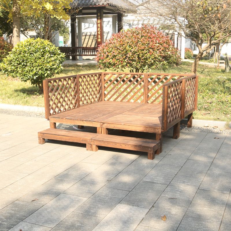 미니평상 야외평상 평상마루 옥상 접이식 원목 테이블 베란다 조립식 테라스 데크 침대 대나무 - 상세 이미지 5