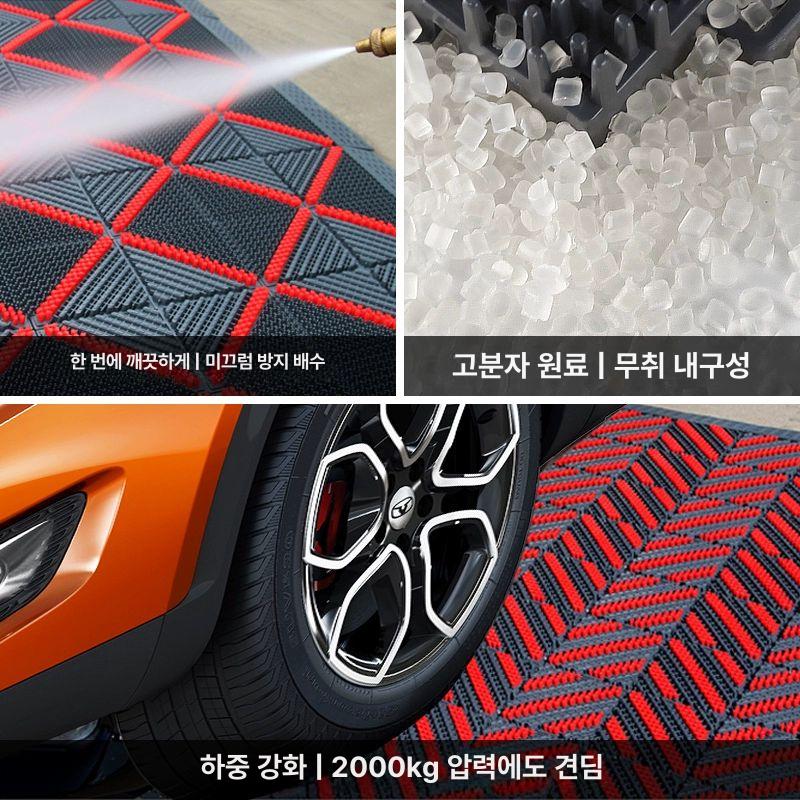 야외 매트 바닥 미끄럼방지 화장실 계단 논슬립 수영장 도어 카펫 출입구 깔개 카페트 - 상세 이미지 2