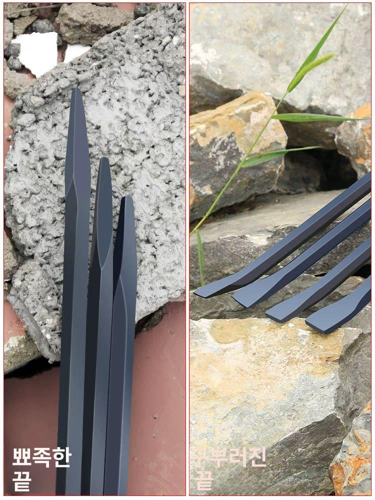 산업용 손잡이 쇠지렛대 손빠루 중장비 평철공구 수공구 철거 바 쇠지레 작업 길이 - 상세 이미지 5