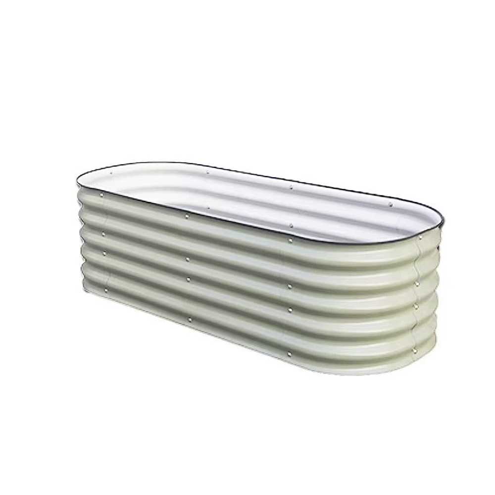 대형 융기형 철제 박스 플랜터 용 채소 과일 꽃 허브 풀 - 상세 이미지 3
