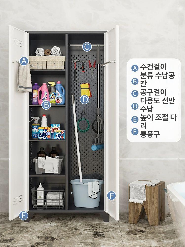 튼튼한 조립식창고 정원 전원주택 캐비닛 정리 야외 테라스 실외 수납함 수납보관함 - 상세 이미지 3