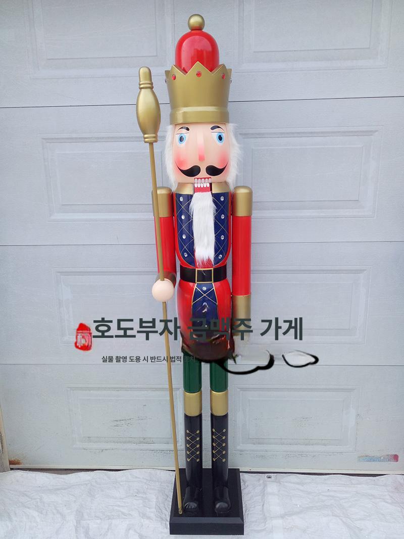 크리스마스 대형 호두까기인형 목각 병정 장식품 선물 인테리어 장식소품 오너먼트 - 상세 이미지 3