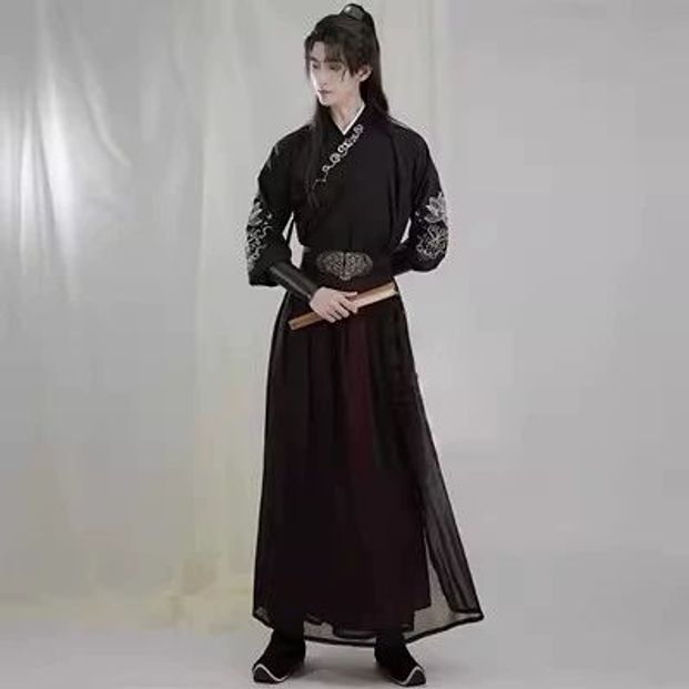 남자 개량한복 퓨전 촬영 연극 무사복 남성 전통 복장 코스튬 호위무사한복 뮤지컬 - 상품 이미지