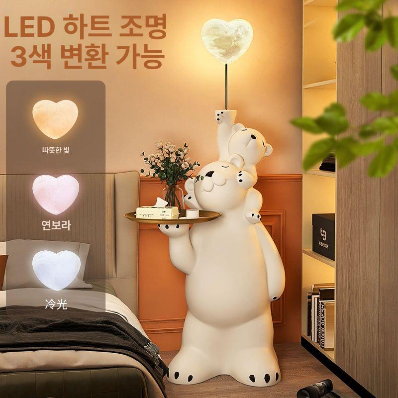 귀여운 거실테이블 소품 오브제 장식품 간이 캐릭터테이블 인테리어 - 상세 이미지 4