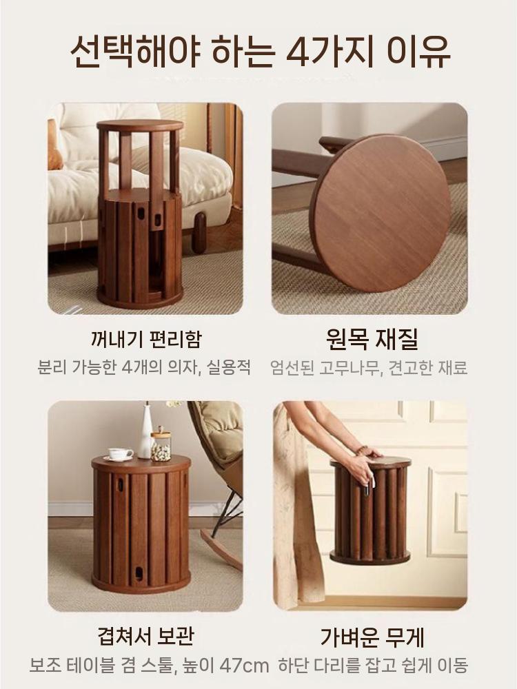 인테리어 메이크업 타원형 탁상용 겹치는 접이식 탁상거울 화장대거울 스탠드 사각 LED 양면 - 상세 이미지 4