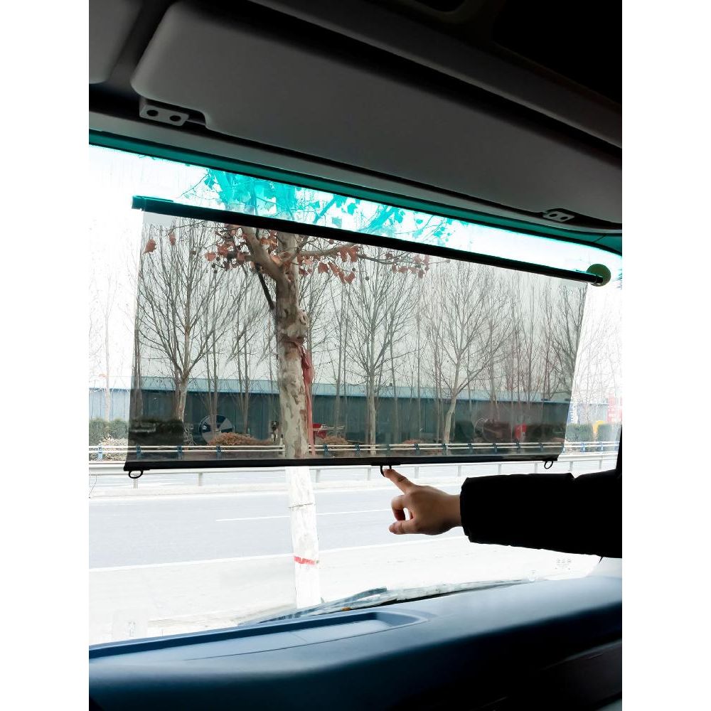 블라인드 버스햇빛가리개 자외선차단 차양막 커튼 햇빛차단 중장비 차량용 개폐식 - 상품 이미지