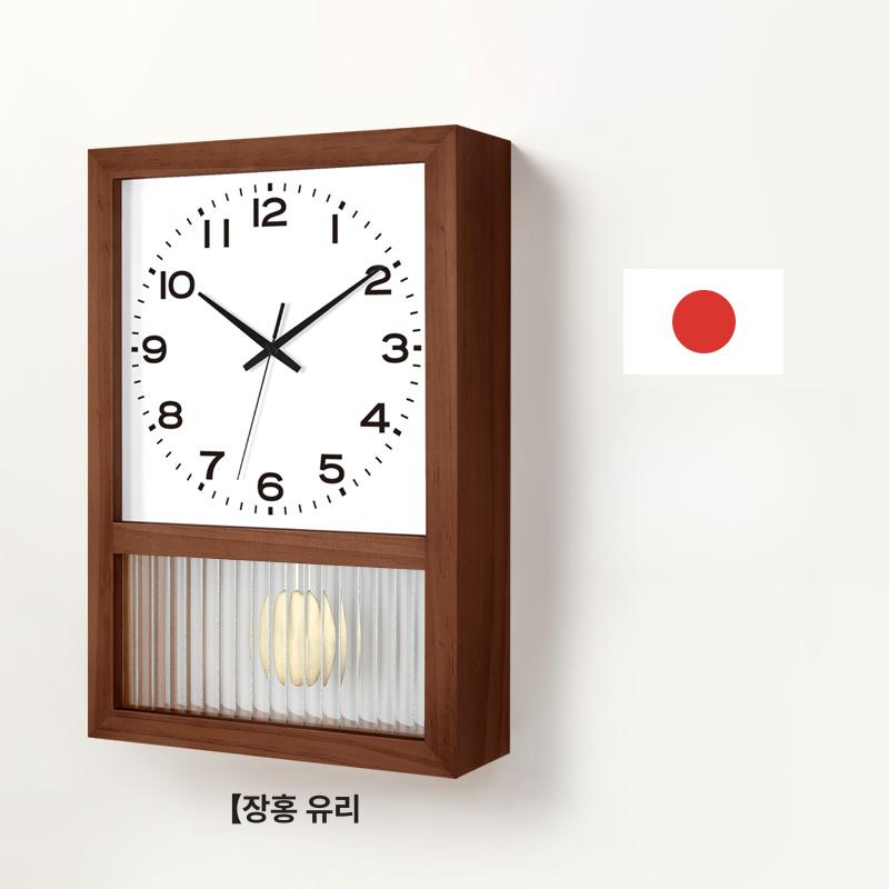 레트로 벽시계 원목 벽걸이 나무 소품 엔틱 인테리어 빈티지 벽장식 복고풍 북유럽 - 상세 이미지 3