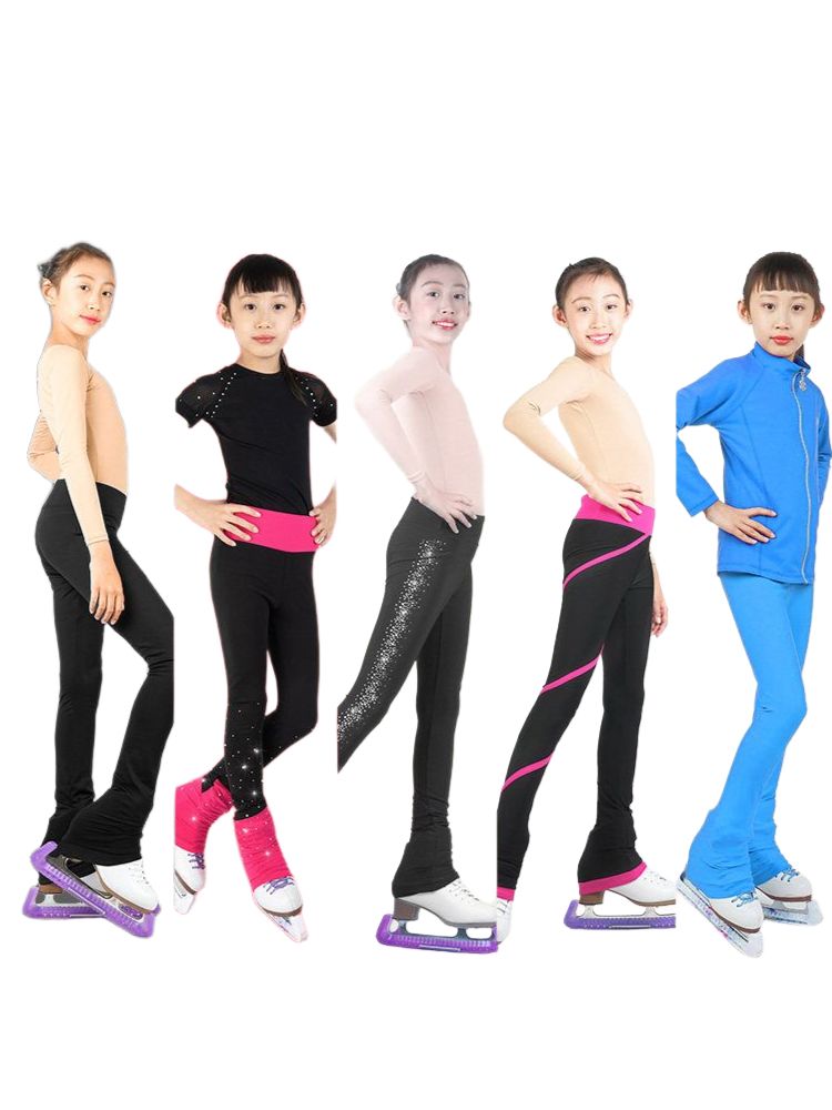훈련복 스케이트연습복 재킷 의상 상의 바지 피겨복 빙상 여아용 피겨스케이트복 성인 - 상세 이미지 2