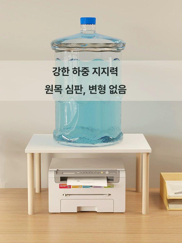 프린터기 받침대 책상밑 사무실 복합기 본체 데스크밑 보관 바퀴 팩스선반 정리대 - 상세 이미지 3