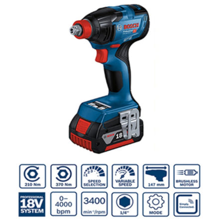 보쉬 U&U 보쉬 BL모터 GDX18V-210C 충전임팩드라이버 18V 5.0AH 임팩트드릴