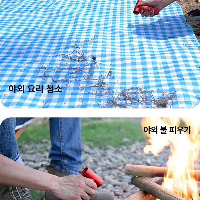 터보 에어건 제트 캠핑 팬 초강력 컴퓨터 청소 송풍기 가정용 먼지 모터 강력한 충전 - 상세 이미지 3