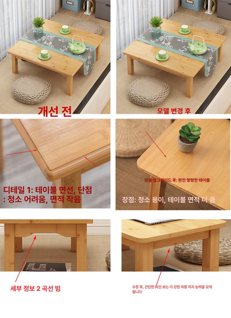 난방테이블 고타츠 코타츠테이블 이불 찻상 좌탁 협탁 가정용 온열테이블 전기장판 - 상세 이미지 2