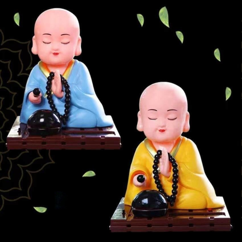 태양광 장식품 피규어 인형 정원 조명 인테리어 레진 태양열 모델 천사 - 상세 이미지 3
