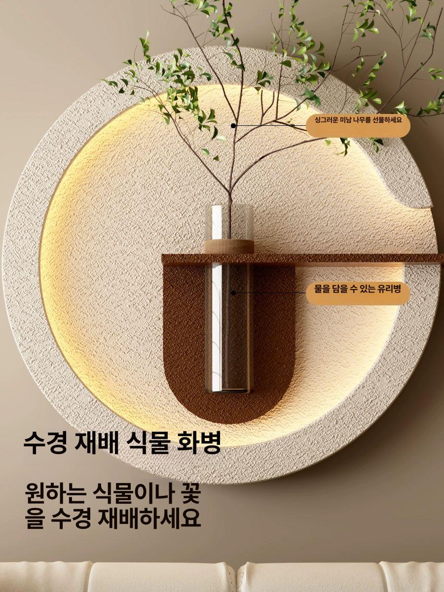 감성 벽장식 조명 액자 화분 모양 인테리어 소품 복도 거실 침실 근처 - 상세 이미지 4