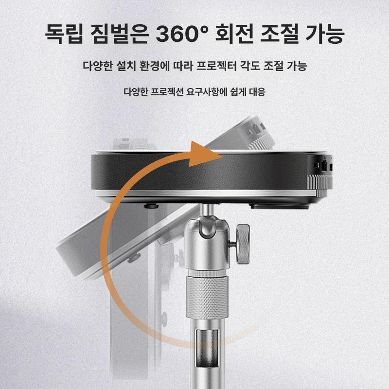 천장 미니빔거치대 브래킷 브라켓 장착 받침대 고정형 고정대 - 상세 이미지 4