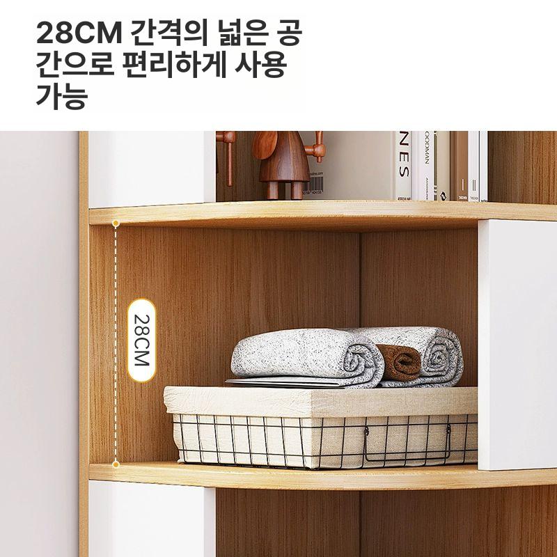 엔틱 삼각코너장 인테리어 다용도 북유럽감성 모서리장 코너수납장 공간활용 모던 - 상세 이미지 4