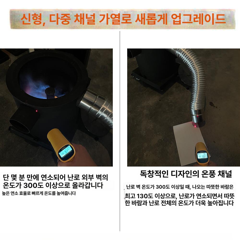 공장 난로 기름 산업용 연소로 폐오일 온풍기 농촌 업소용 폐유난방기 버너 - 상세 이미지 5