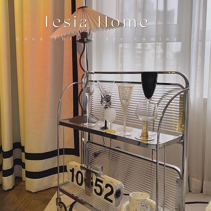 투명테이블 이동식테이블 인테리어 협탁 북유럽 다용도 접이식테이블 - 상세 이미지 2