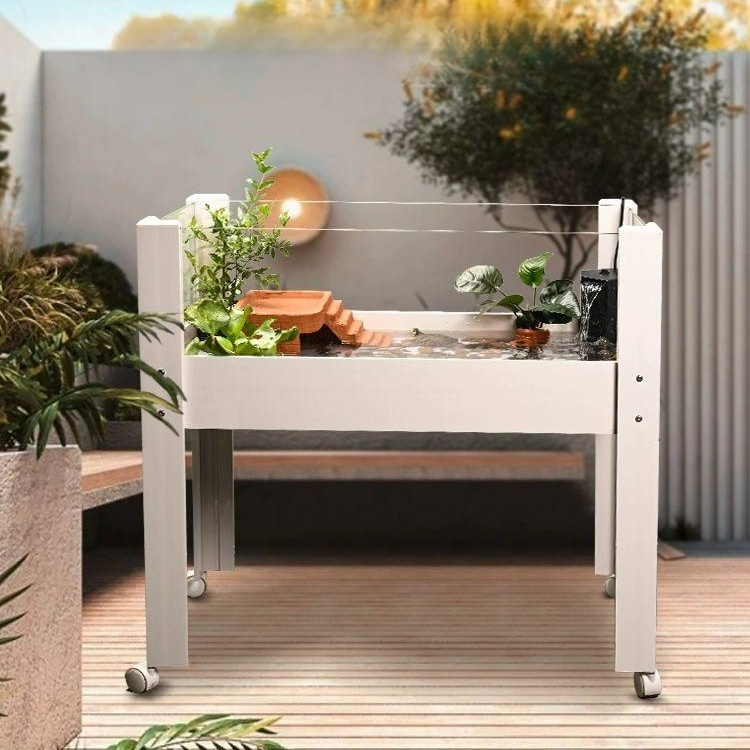 반수생 거북이수조 아크릴 100cm 생태 수족관 키우기 인테리어 사육상자 사이즈 - 상품 이미지