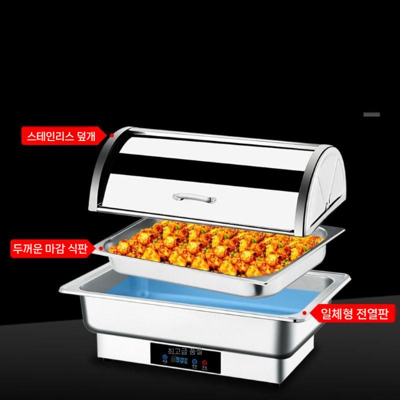 소스보온고 사각업소중탕기 수프 식당 중국집 소스워머기 호텔 업소용중탕기 - 상세 이미지 3