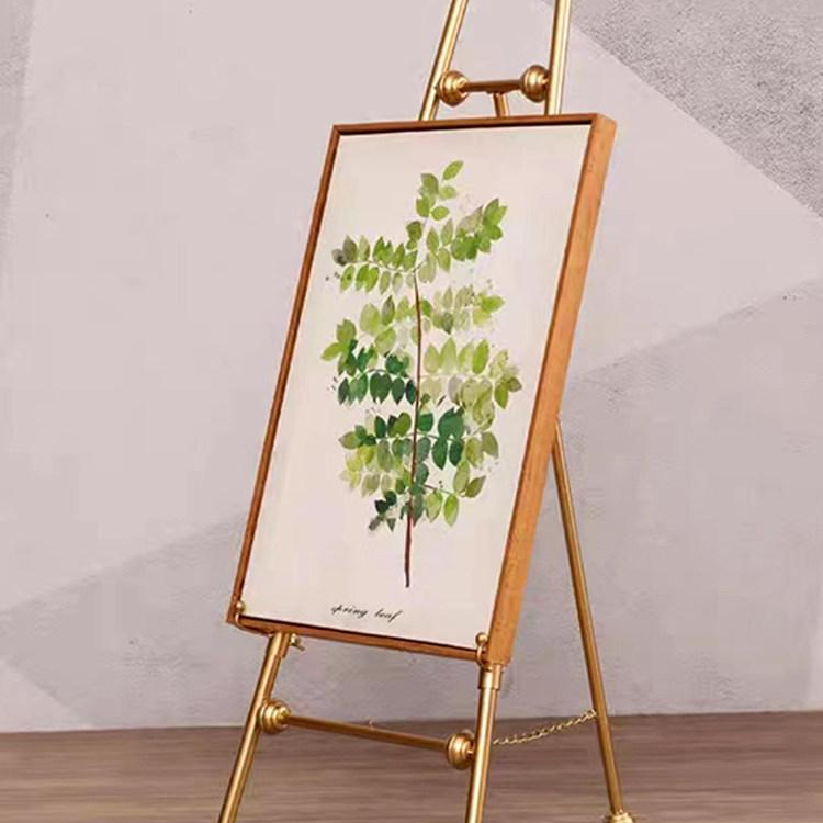 전시용 철제이젤 그림받침대 미술 웨딩액자 웨딩사진 액자거치대 엔틱 화판삼각대 - 상품 이미지