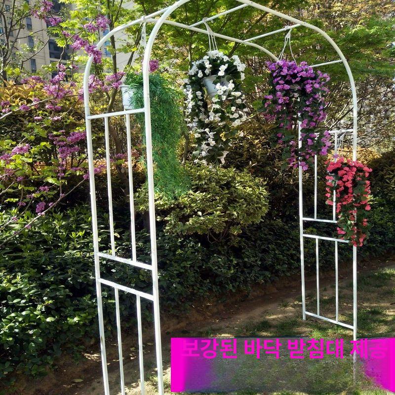 스테인레스 아치형 식물 철제 지주대 폭 야외 가든 정원 높이 가드닝 터널 화단 - 상세 이미지 2